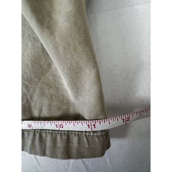 Gap Y2K Vintage Vibes Boyfriend Khaki Shorts Sz 12 Preppy Utility Coastal Beachy - Picture 13 of 15